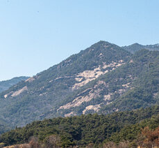 봄여행- 동악산에 그려진 한반도 지도를 찾아서