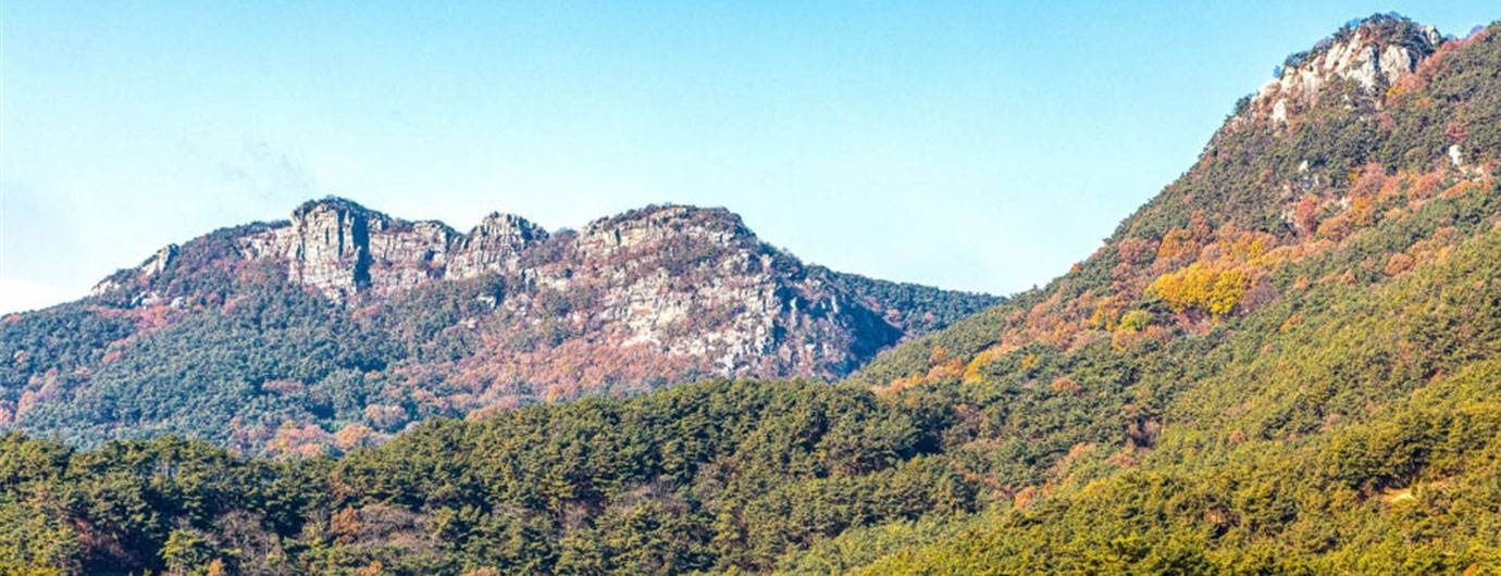설산낙조전경