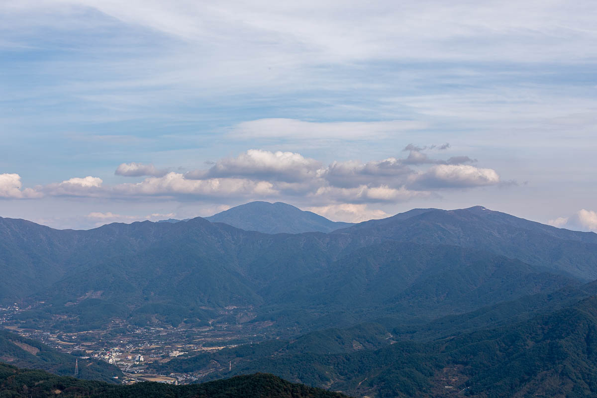 지리산 노고단과 반야봉