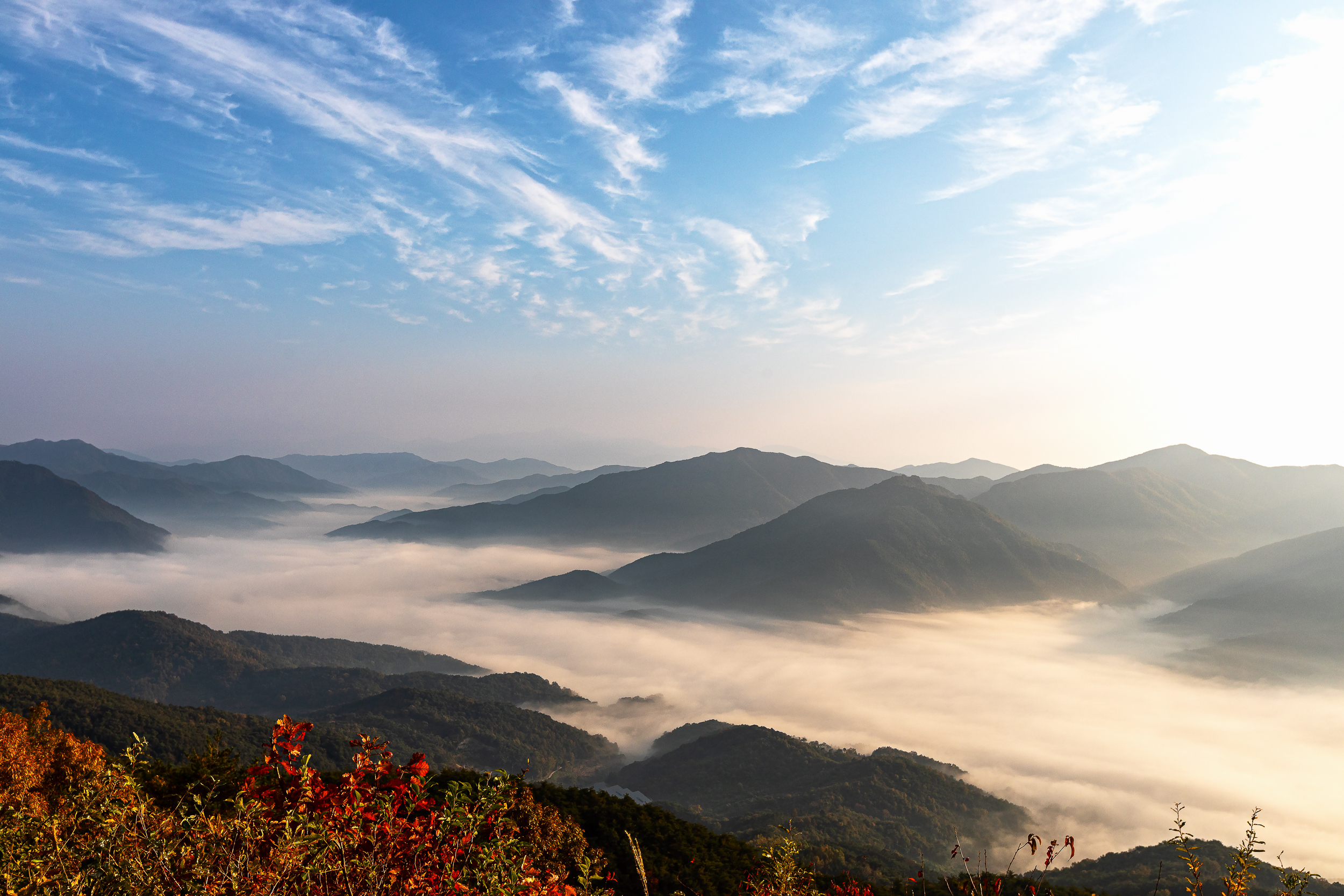 아미산 정상 풍경1