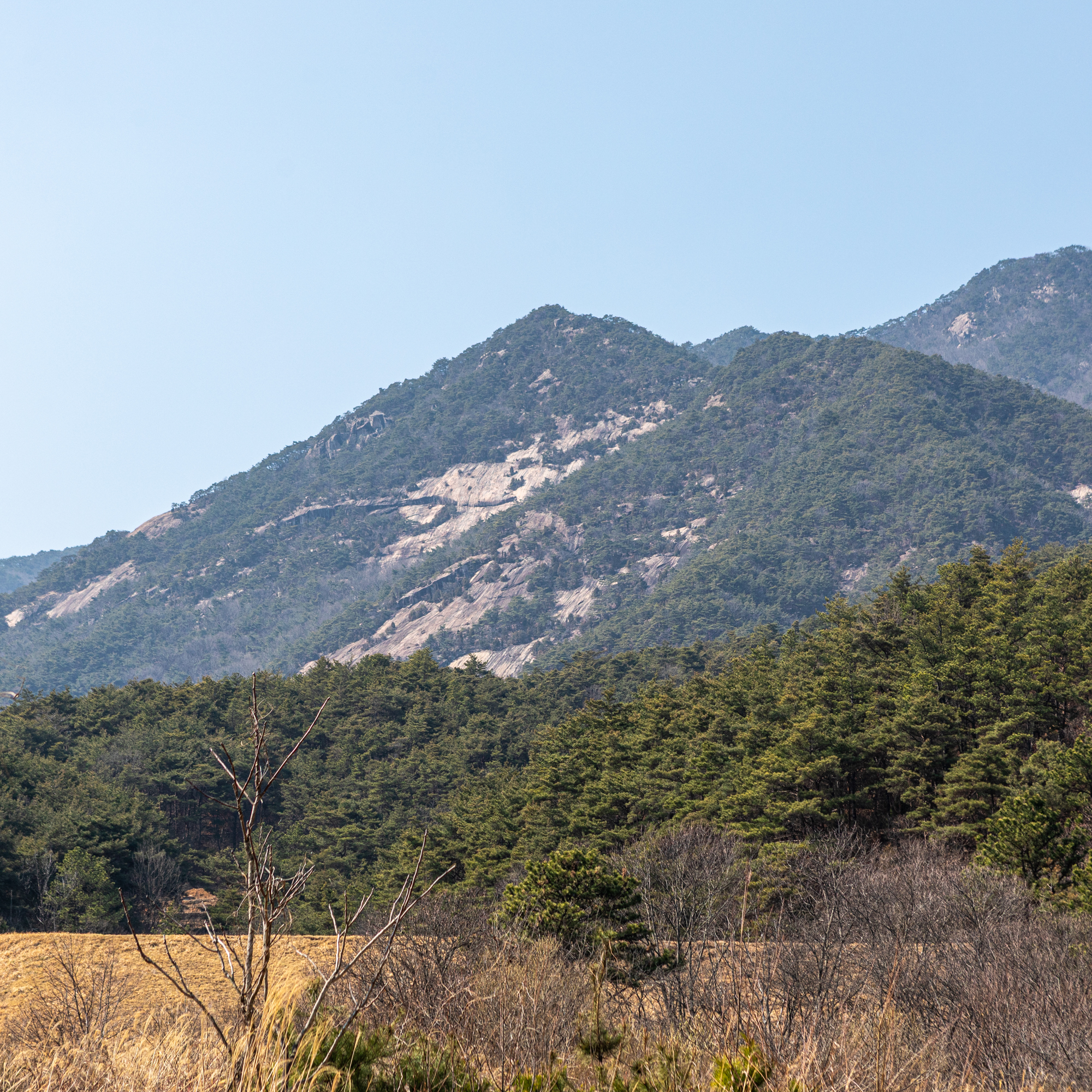 동악산 한반도 지도